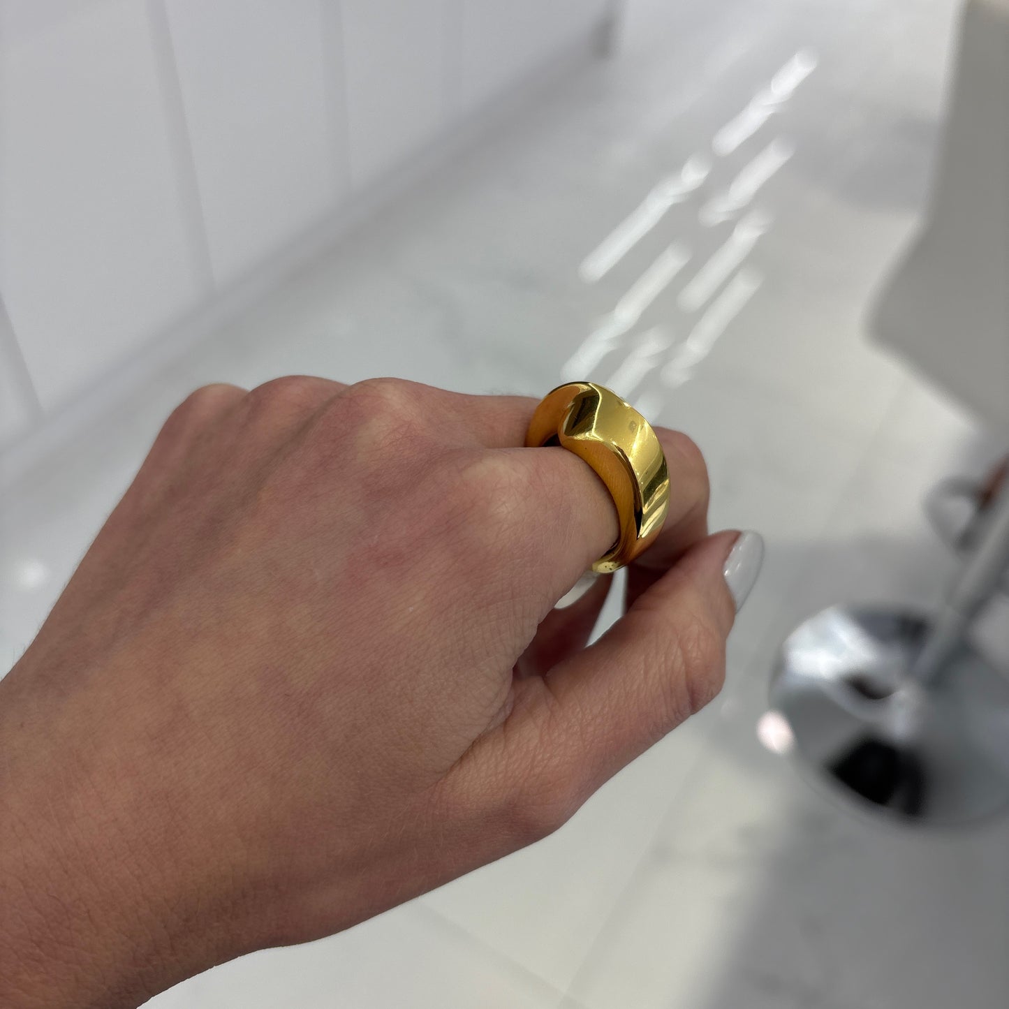 14K Plain Ring