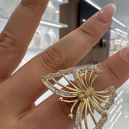 10k Mariposa Ring