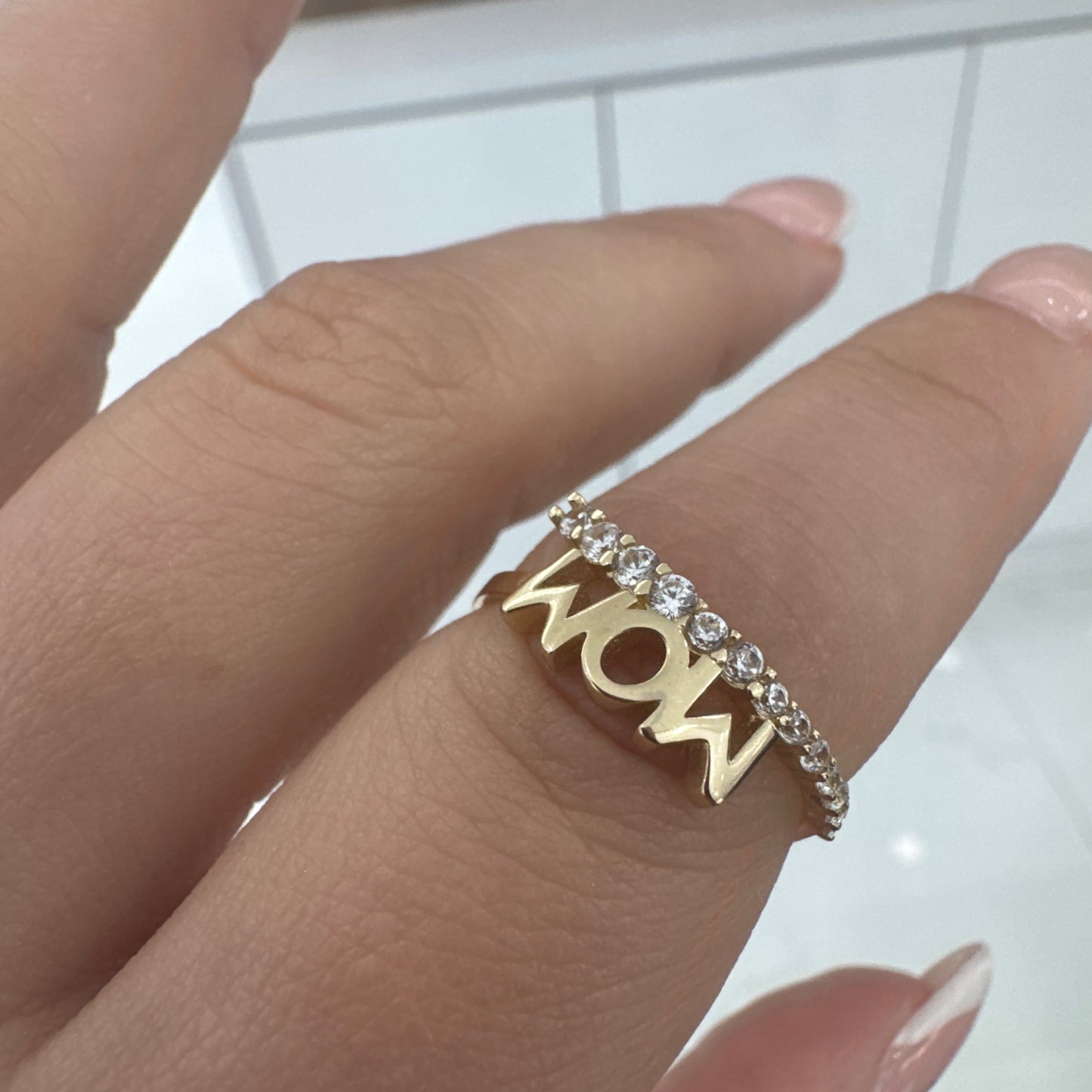 14k MOM Ring 7 3/4 2g