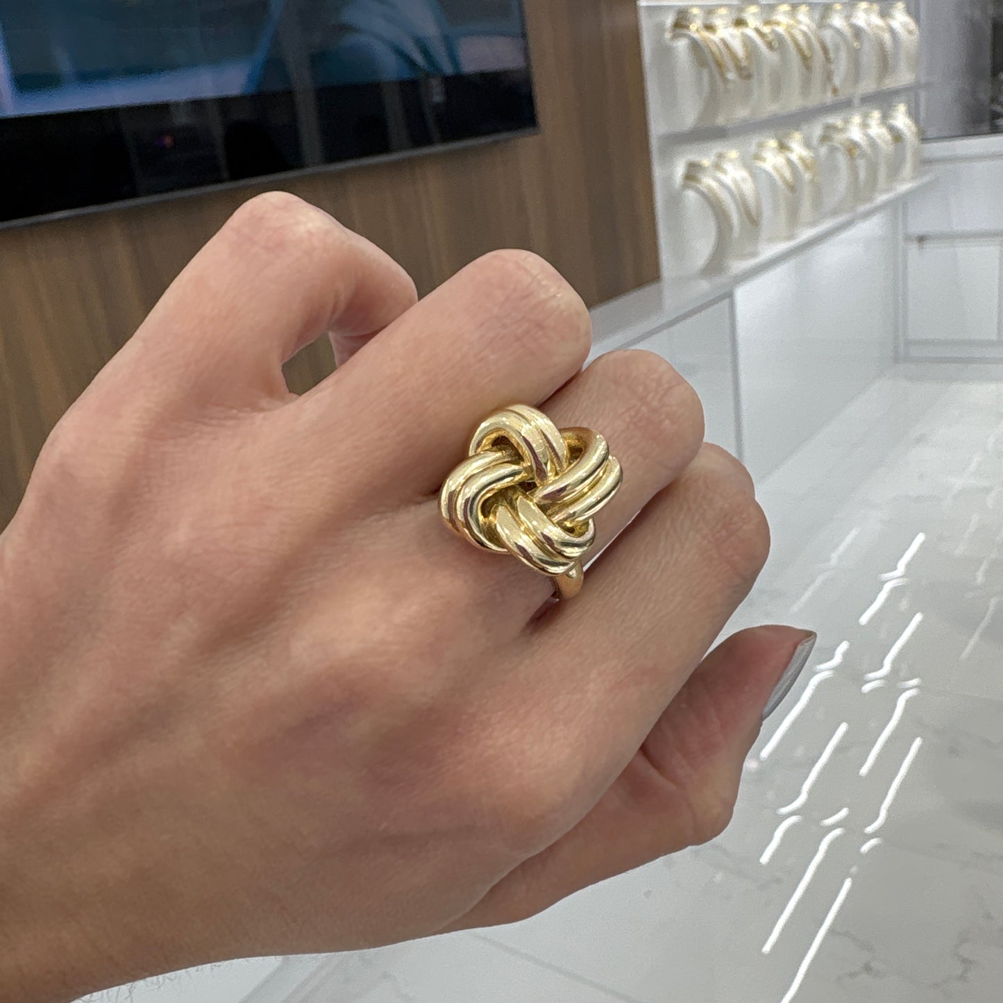 14K Nudo Ring